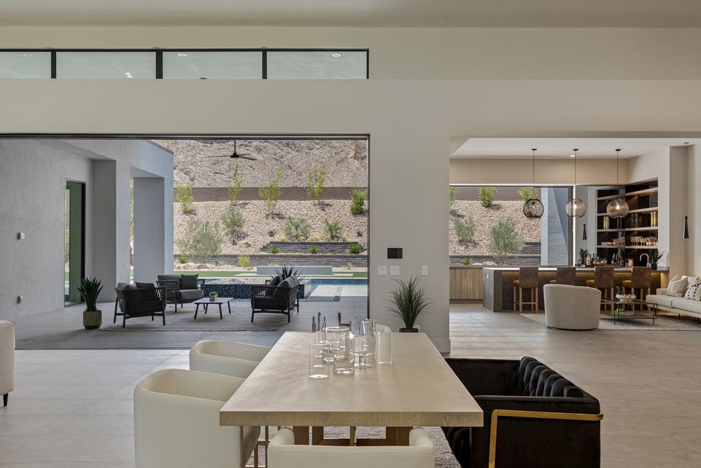 The Home in Las Vegas is a Brand new modern single-story dream compound within minutes from the Lone Mountain regional and equestrian park and the shops at Downtown Summerlin now available for sale. This home located at 4261 N Grand Canyon Dr, Las Vegas, Nevada