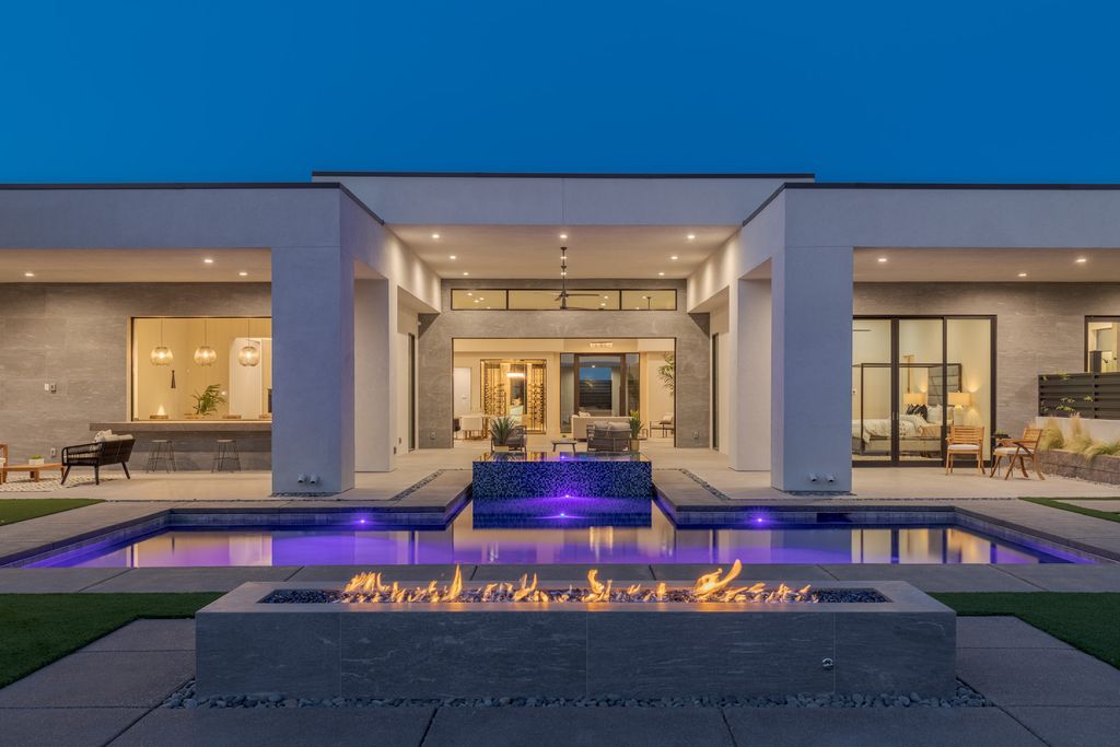 The Home in Las Vegas is a Brand new modern single-story dream compound within minutes from the Lone Mountain regional and equestrian park and the shops at Downtown Summerlin now available for sale. This home located at 4261 N Grand Canyon Dr, Las Vegas, Nevada