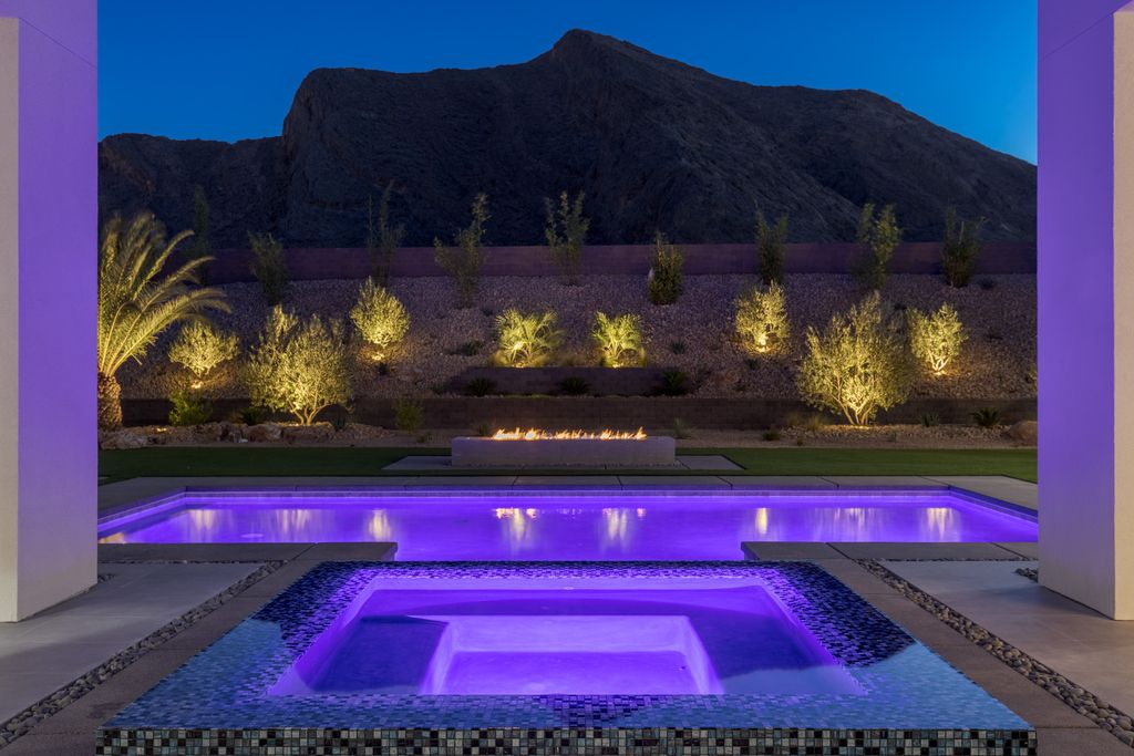 The Home in Las Vegas is a Brand new modern single-story dream compound within minutes from the Lone Mountain regional and equestrian park and the shops at Downtown Summerlin now available for sale. This home located at 4261 N Grand Canyon Dr, Las Vegas, Nevada