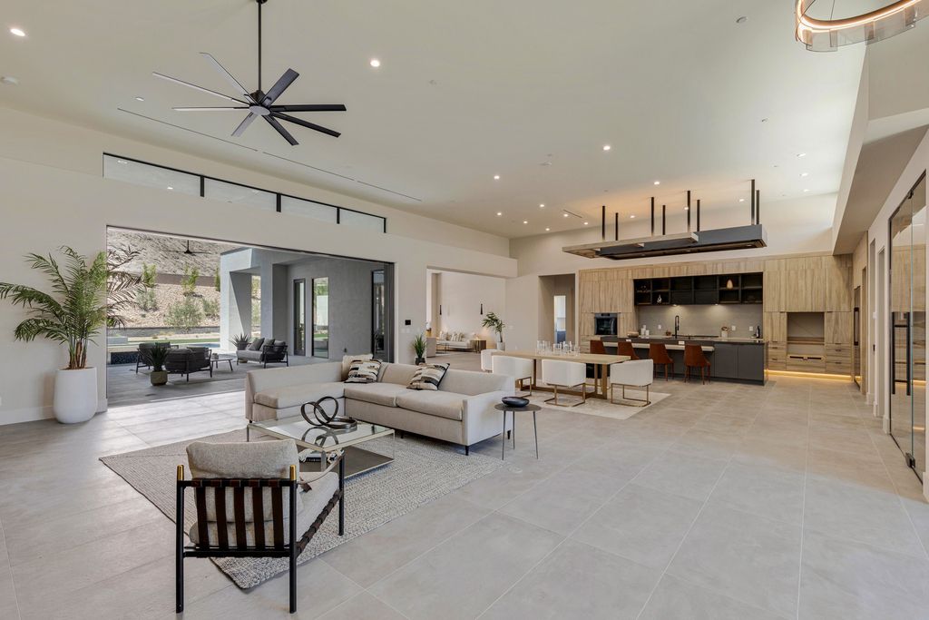 The Home in Las Vegas is a Brand new modern single-story dream compound within minutes from the Lone Mountain regional and equestrian park and the shops at Downtown Summerlin now available for sale. This home located at 4261 N Grand Canyon Dr, Las Vegas, Nevada