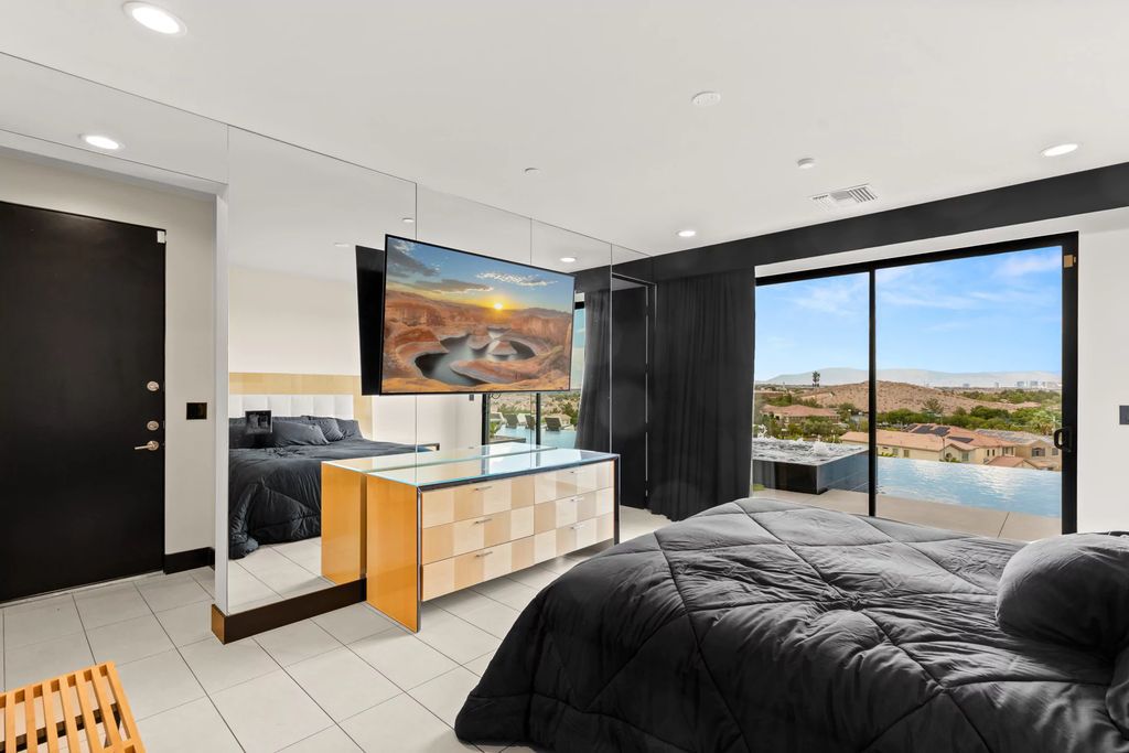 The Home in Las Vegas is an awe-inspiring ultra-modern fully-furnished residence boasts all the modern living amenities for entertaining and family gatherings now available for sale. This home located at 11106 Villa Bellagio Dr, Las Vegas, Nevada