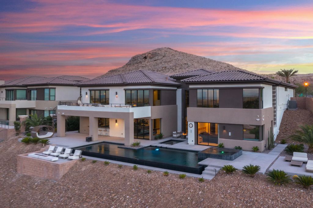 The Home in Las Vegas is an awe-inspiring ultra-modern fully-furnished residence boasts all the modern living amenities for entertaining and family gatherings now available for sale. This home located at 11106 Villa Bellagio Dr, Las Vegas, Nevada
