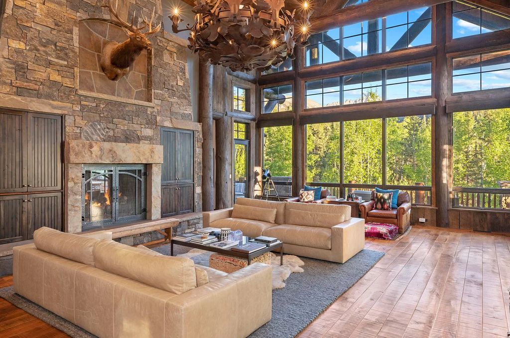 The Home in Mountain Village, an exquisite mountain estate borders the Telluride Ski Area punctuated by fine finishes and excellent craftsmanship is now available for sale. This home located at 118 Prospect Creek Dr, Mountain Village, Colorado
