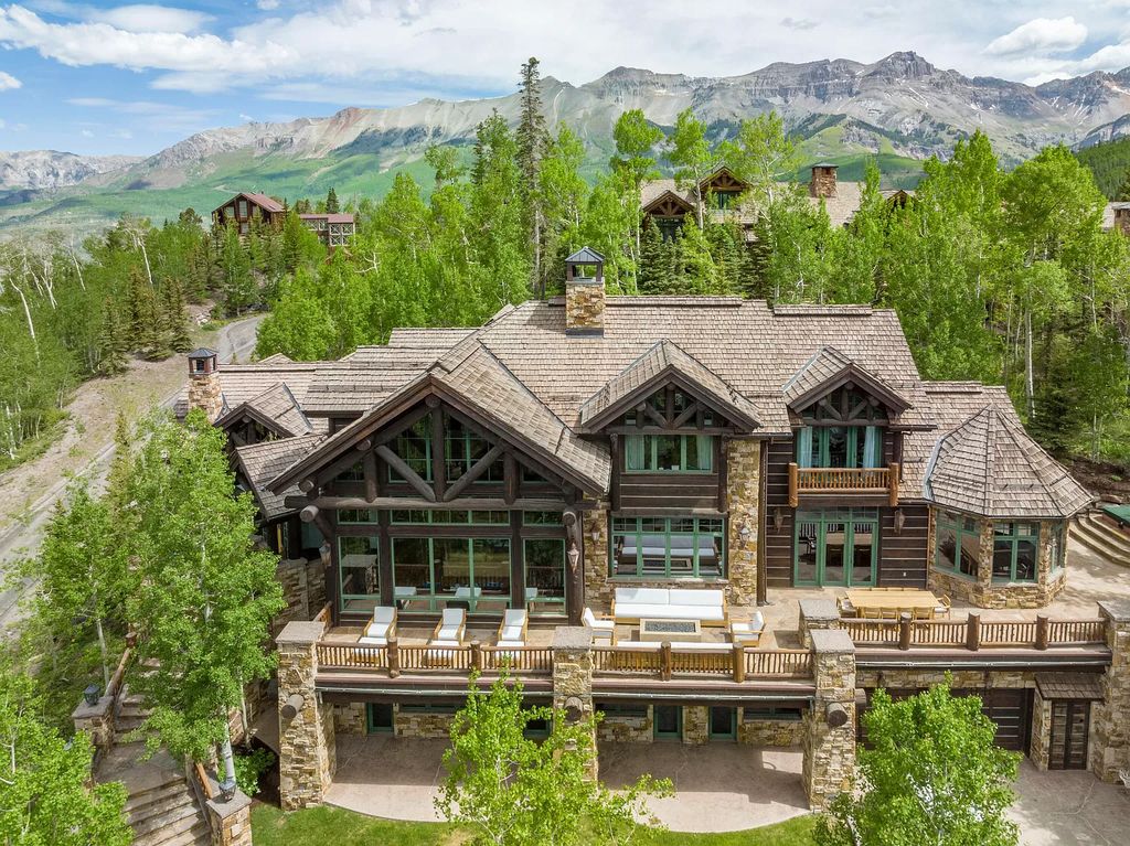 The Home in Mountain Village, an exquisite mountain estate borders the Telluride Ski Area punctuated by fine finishes and excellent craftsmanship is now available for sale. This home located at 118 Prospect Creek Dr, Mountain Village, Colorado