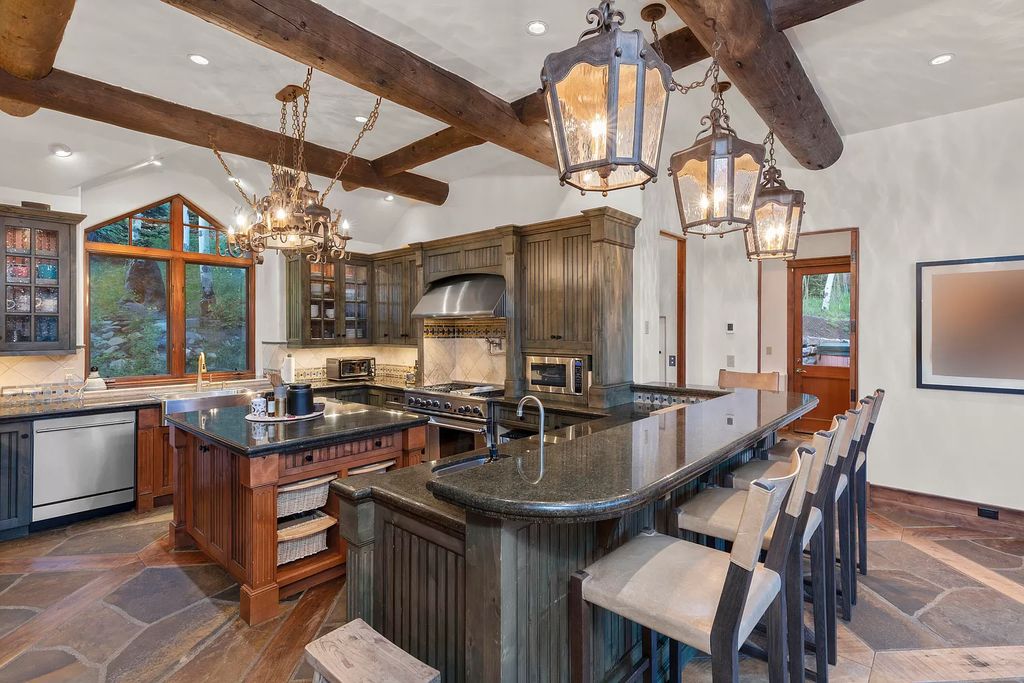 The Home in Mountain Village, an exquisite mountain estate borders the Telluride Ski Area punctuated by fine finishes and excellent craftsmanship is now available for sale. This home located at 118 Prospect Creek Dr, Mountain Village, Colorado