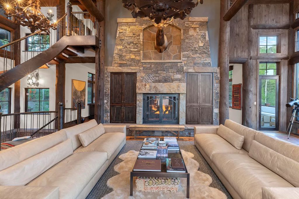 The Home in Mountain Village, an exquisite mountain estate borders the Telluride Ski Area punctuated by fine finishes and excellent craftsmanship is now available for sale. This home located at 118 Prospect Creek Dr, Mountain Village, Colorado
