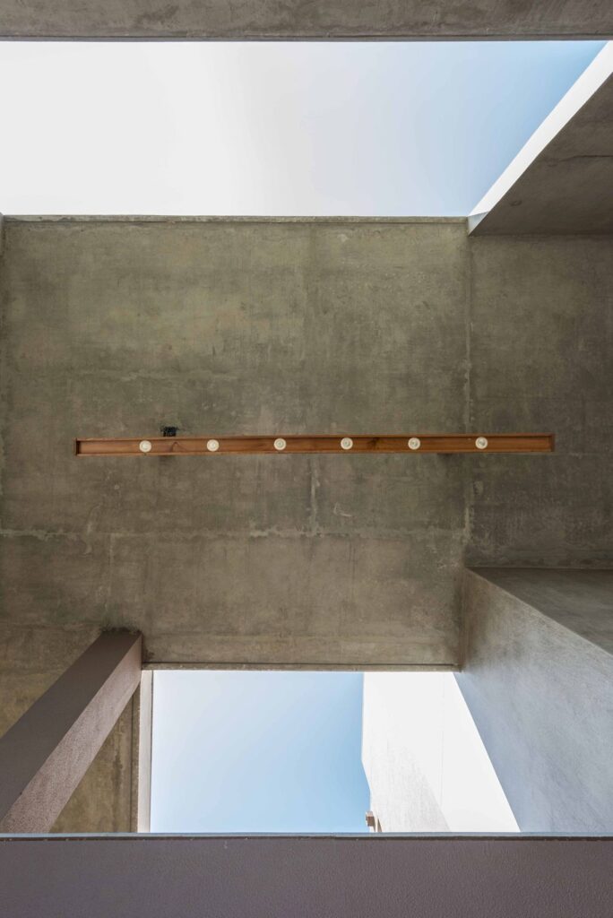 Twin Home with Stunning Open Spaces in India by The Grid Architects