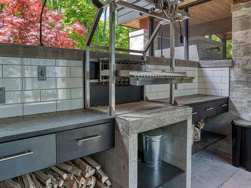 The Home in Suttons Bay is built by Easling Construction and designed by Ray Kendra & ReDesign Interiors, now available for sale. This home located at 3693 S Bay Ridge Ln, Suttons Bay, Michigan