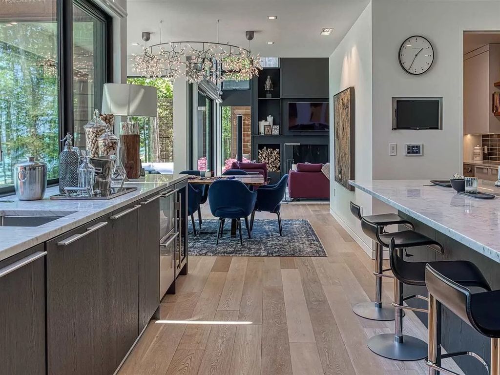 The Home in Suttons Bay is built by Easling Construction and designed by Ray Kendra & ReDesign Interiors, now available for sale. This home located at 3693 S Bay Ridge Ln, Suttons Bay, Michigan
