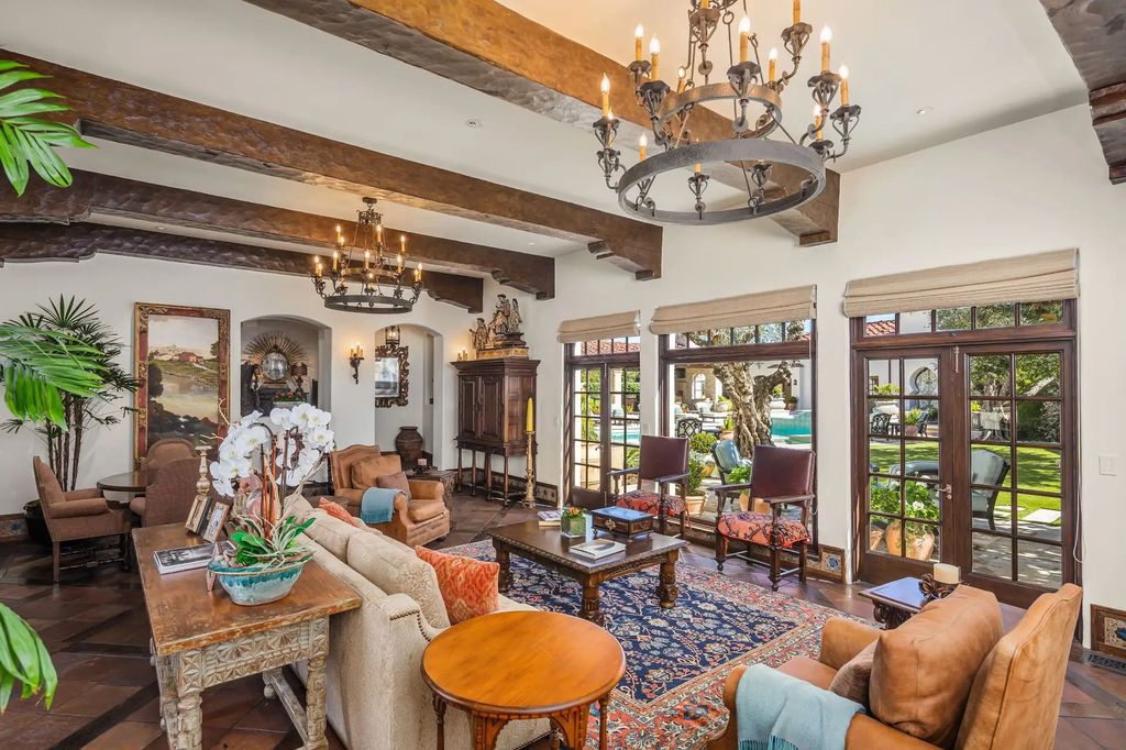 The Estate in Coronado, a historical landmark sits on a palm-lined promenade offering state-of-the-art amenities for optimal luxury living space, 100-year-old rustic olive trees, three fountains, a putting green, secret garden is now available for sale. This home located at 1127 F Ave, Coronado, California