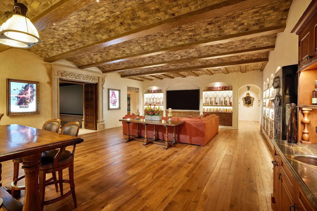 The Estate in Coronado, a historical landmark sits on a palm-lined promenade offering state-of-the-art amenities for optimal luxury living space, 100-year-old rustic olive trees, three fountains, a putting green, secret garden is now available for sale. This home located at 1127 F Ave, Coronado, California