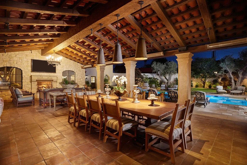The Estate in Coronado, a historical landmark sits on a palm-lined promenade offering state-of-the-art amenities for optimal luxury living space, 100-year-old rustic olive trees, three fountains, a putting green, secret garden is now available for sale. This home located at 1127 F Ave, Coronado, California
