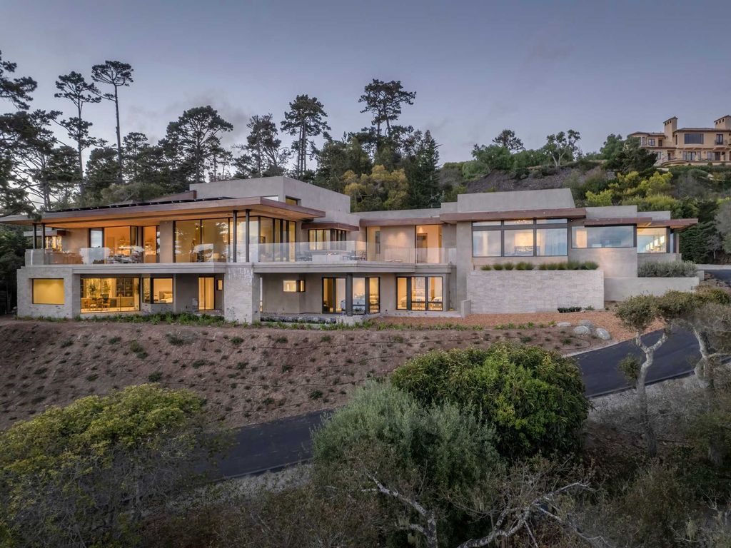 The Home in Pebble Beach, a masterful soft contemporary estate with state of the art technology and unparalleled architecture in the most remarkable setting is now available for sale. This home located at 1691 Crespi Ln, Pebble Beach, California
