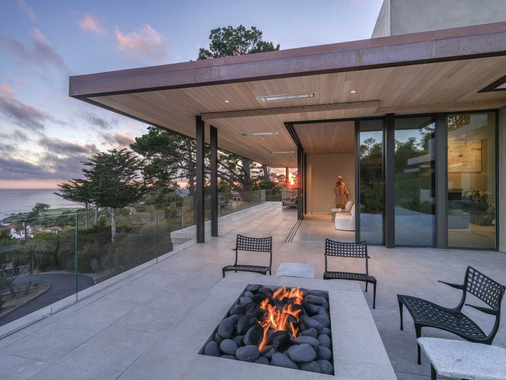 The Home in Pebble Beach, a masterful soft contemporary estate with state of the art technology and unparalleled architecture in the most remarkable setting is now available for sale. This home located at 1691 Crespi Ln, Pebble Beach, California