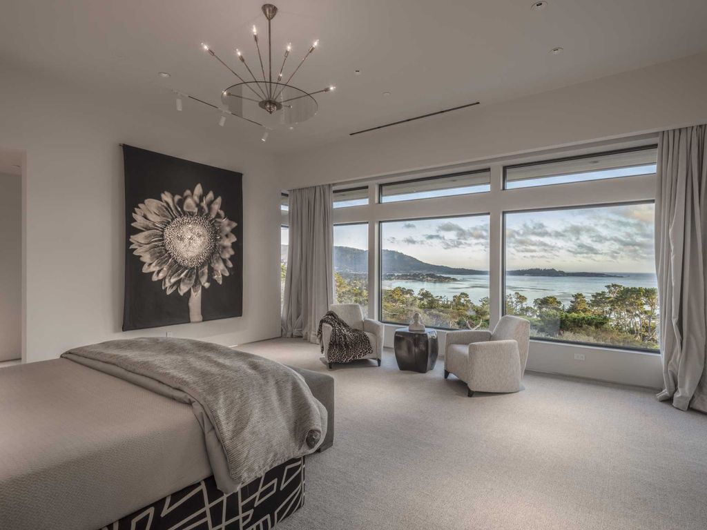 The Home in Pebble Beach, a masterful soft contemporary estate with state of the art technology and unparalleled architecture in the most remarkable setting is now available for sale. This home located at 1691 Crespi Ln, Pebble Beach, California