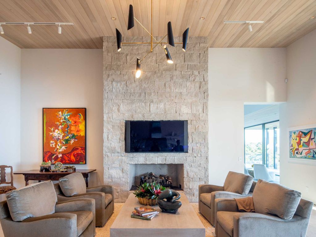 The Home in Pebble Beach, a masterful soft contemporary estate with state of the art technology and unparalleled architecture in the most remarkable setting is now available for sale. This home located at 1691 Crespi Ln, Pebble Beach, California