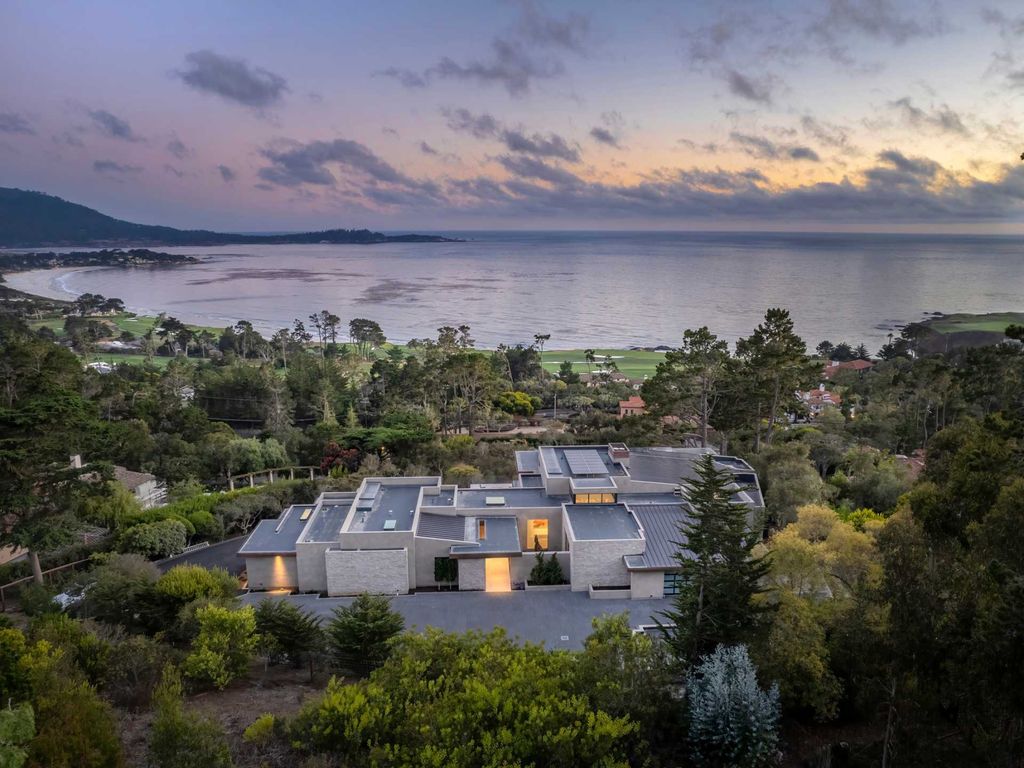 The Home in Pebble Beach, a masterful soft contemporary estate with state of the art technology and unparalleled architecture in the most remarkable setting is now available for sale. This home located at 1691 Crespi Ln, Pebble Beach, California