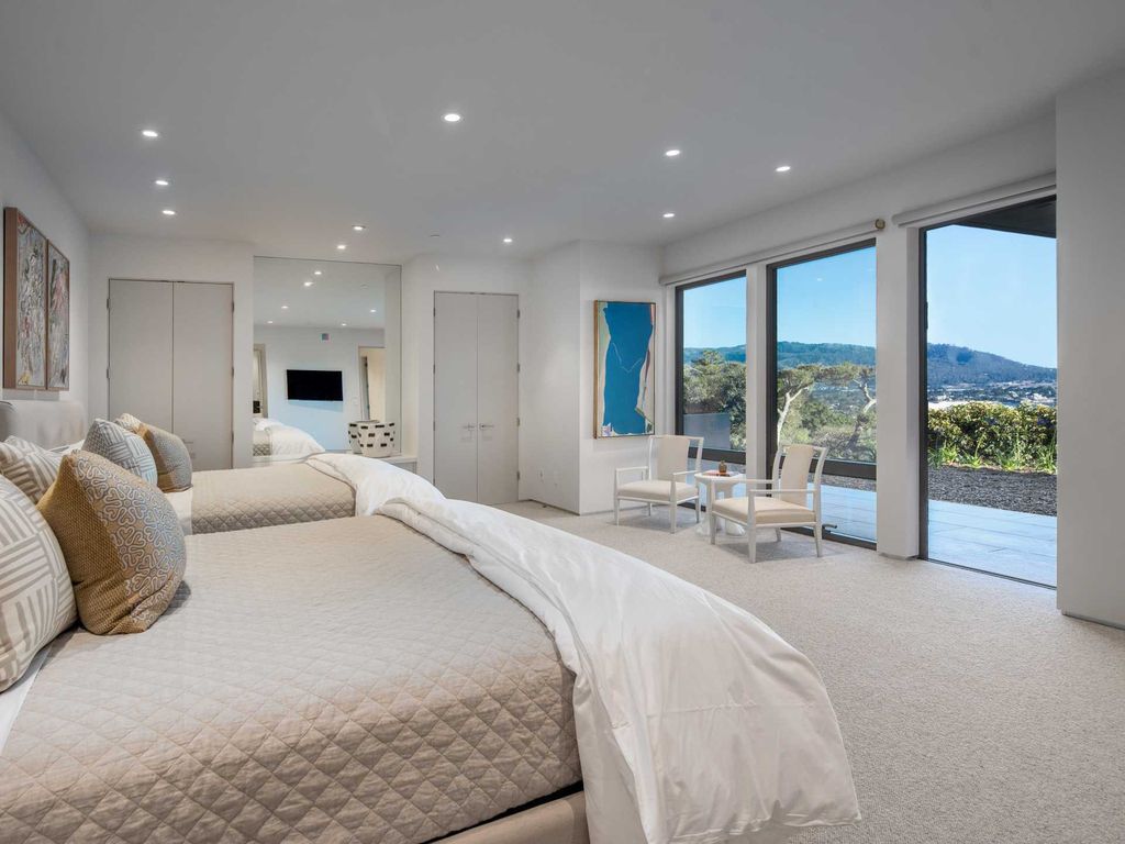 The Home in Pebble Beach, a masterful soft contemporary estate with state of the art technology and unparalleled architecture in the most remarkable setting is now available for sale. This home located at 1691 Crespi Ln, Pebble Beach, California