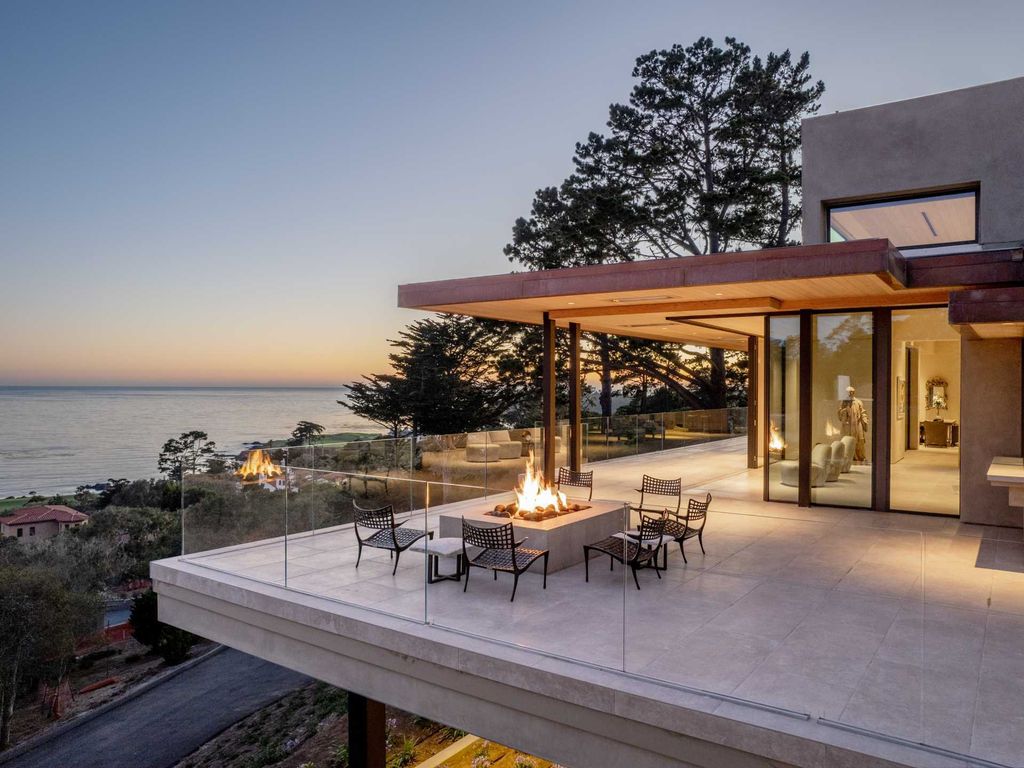 The Home in Pebble Beach, a masterful soft contemporary estate with state of the art technology and unparalleled architecture in the most remarkable setting is now available for sale. This home located at 1691 Crespi Ln, Pebble Beach, California