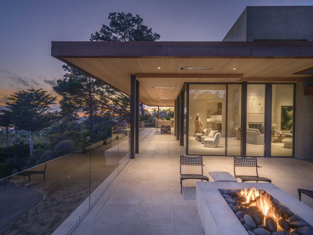 The Home in Pebble Beach, a masterful soft contemporary estate with state of the art technology and unparalleled architecture in the most remarkable setting is now available for sale. This home located at 1691 Crespi Ln, Pebble Beach, California