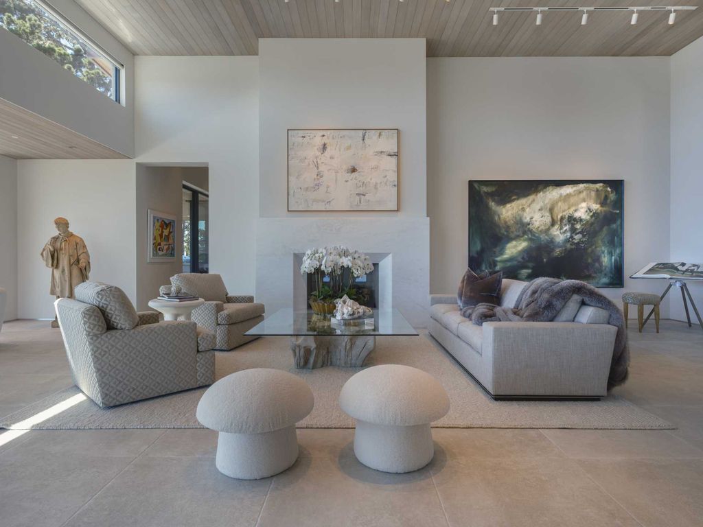 The Home in Pebble Beach, a masterful soft contemporary estate with state of the art technology and unparalleled architecture in the most remarkable setting is now available for sale. This home located at 1691 Crespi Ln, Pebble Beach, California