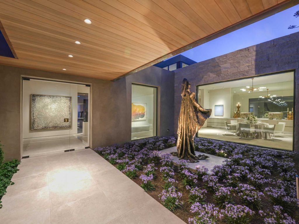 The Home in Pebble Beach, a masterful soft contemporary estate with state of the art technology and unparalleled architecture in the most remarkable setting is now available for sale. This home located at 1691 Crespi Ln, Pebble Beach, California