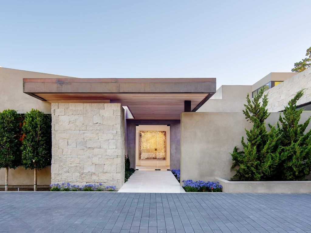 The Home in Pebble Beach, a masterful soft contemporary estate with state of the art technology and unparalleled architecture in the most remarkable setting is now available for sale. This home located at 1691 Crespi Ln, Pebble Beach, California