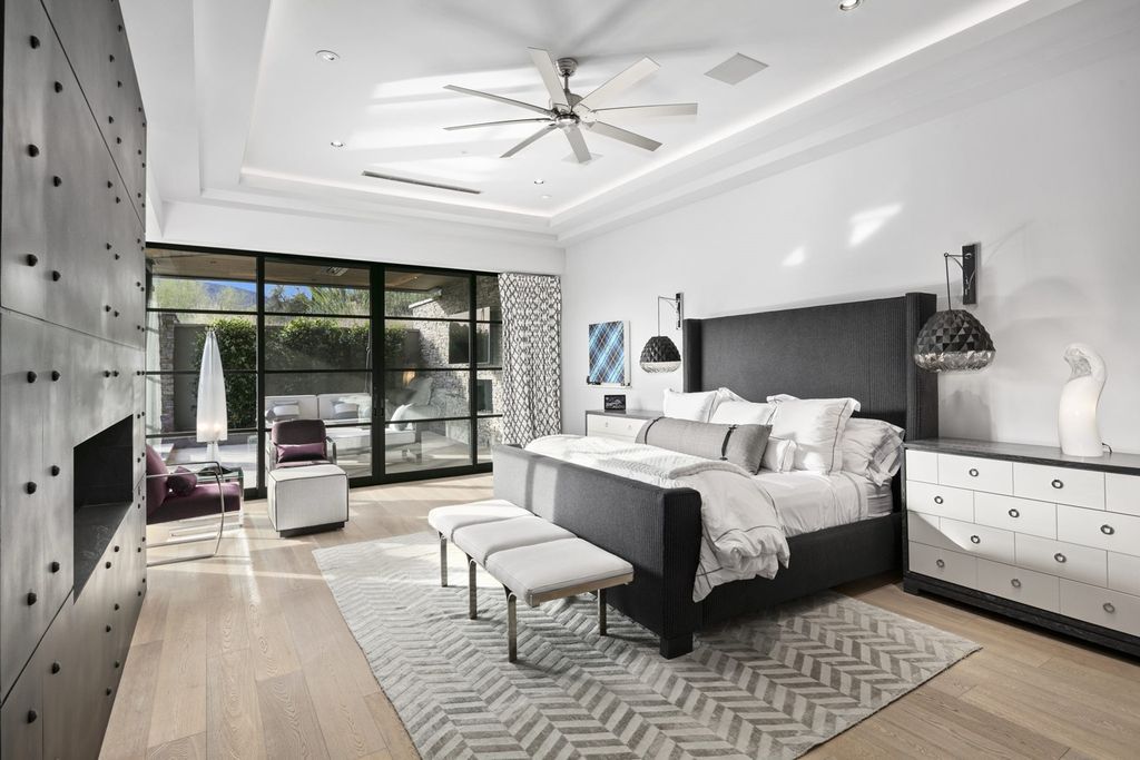 The Home in Scottsdale, a Simply stunning contemporary masterpiece in Saguaro Forest thoughtfully sited on 2.5 acre lot for privacy and striking mountain views is now available for sale. This home located at 9716 E Mariola Way, Scottsdale, Arizona