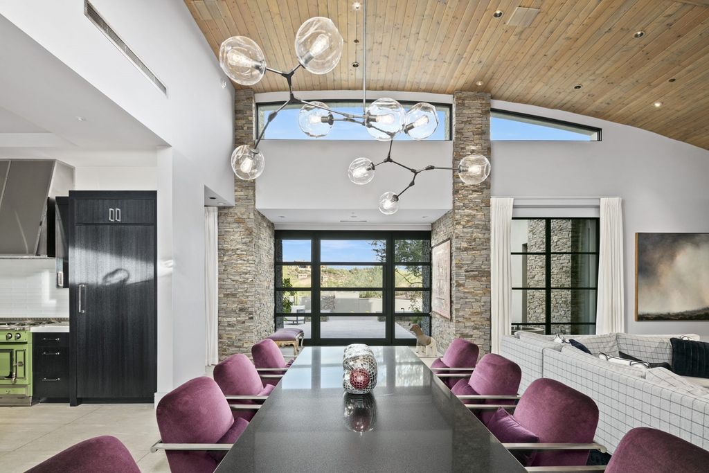 The Home in Scottsdale, a Simply stunning contemporary masterpiece in Saguaro Forest thoughtfully sited on 2.5 acre lot for privacy and striking mountain views is now available for sale. This home located at 9716 E Mariola Way, Scottsdale, Arizona