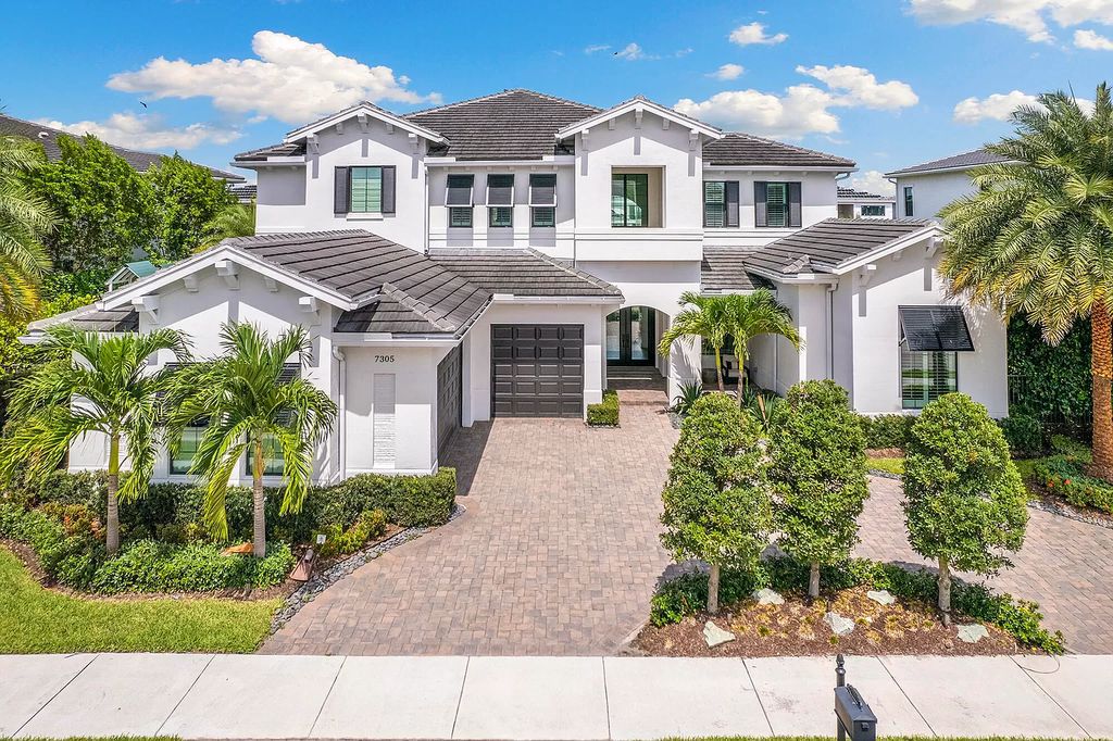 The Home in Boca Raton, a an impressive two-story residence masterfully designed for luxurious living and gracious entertaining on an oversized waterfront lot within the highly desirable community of Royal Palm Polo is now available for sale. This home located at 7305 NW 27th Ave, Boca Raton, Florida
