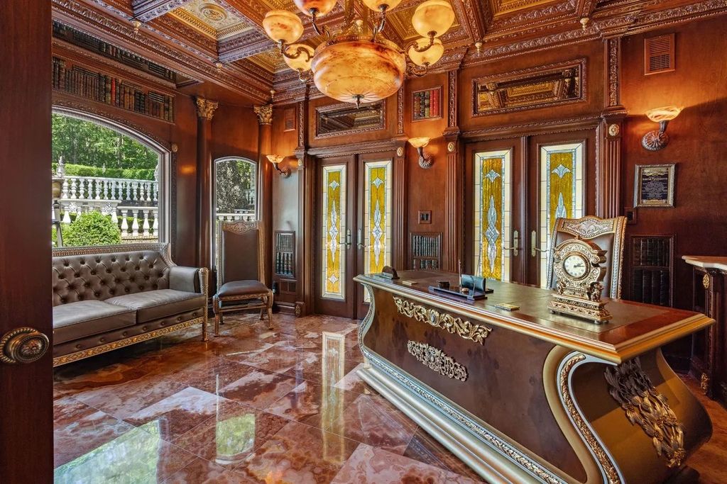The Estate in Marlboro is a luxurious home with luxurious Eastern European design exuding excellence in architecture and craftsmanship now available for sale. This home located at 101 School Road, Marlboro, New Jersey; offering 06 bedrooms and 09 bathrooms with 1.87 acres of land.