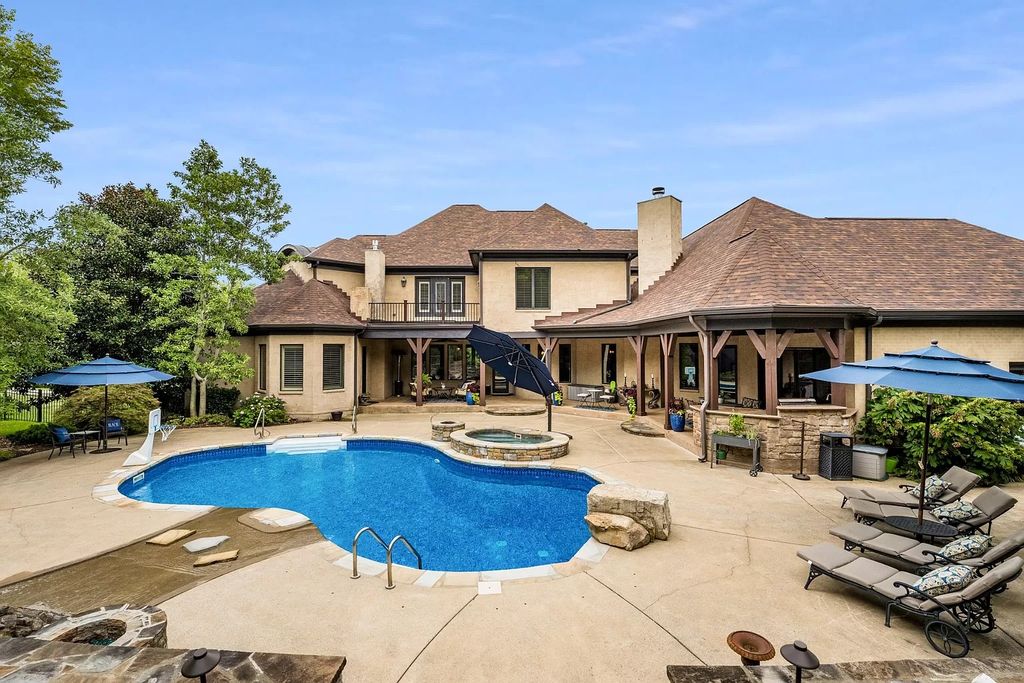 The Home in Franklin has the privacy, elegance, size and pure fun factor to make this the "Gem of Franklin", now available for sale. This home located at 2455 Durham Manor Dr, Franklin, Tennessee