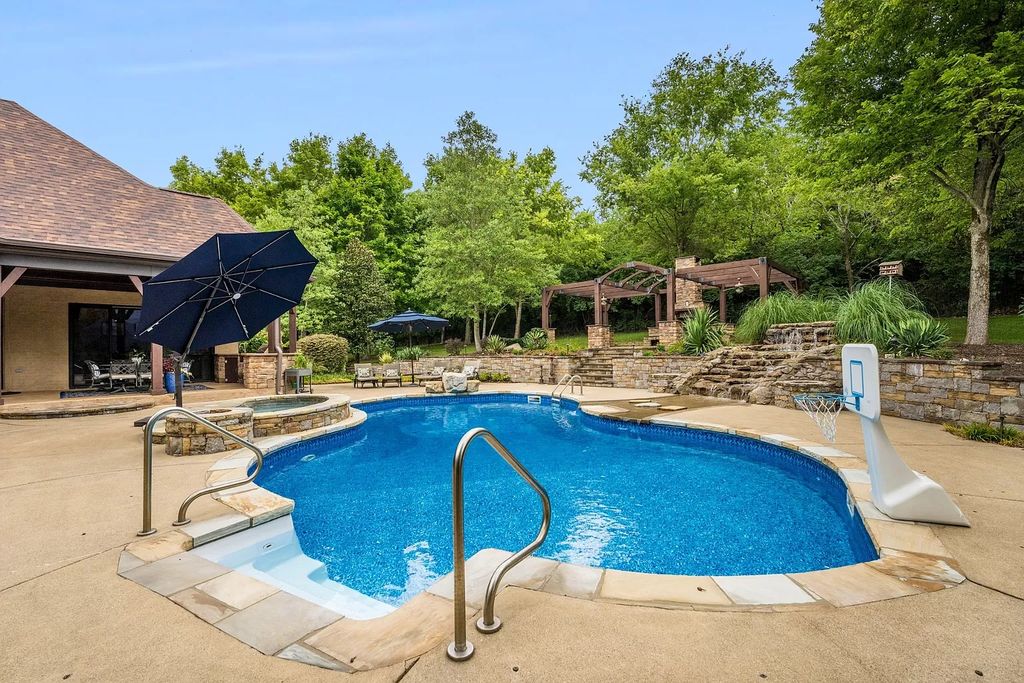 The Home in Franklin has the privacy, elegance, size and pure fun factor to make this the "Gem of Franklin", now available for sale. This home located at 2455 Durham Manor Dr, Franklin, Tennessee