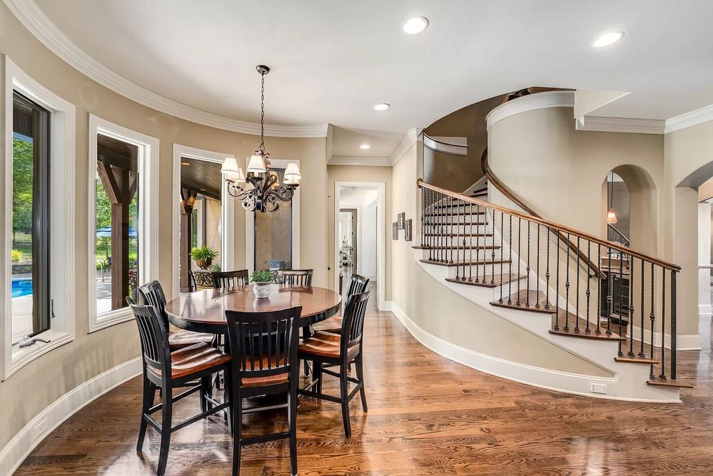 The Home in Franklin has the privacy, elegance, size and pure fun factor to make this the "Gem of Franklin", now available for sale. This home located at 2455 Durham Manor Dr, Franklin, Tennessee