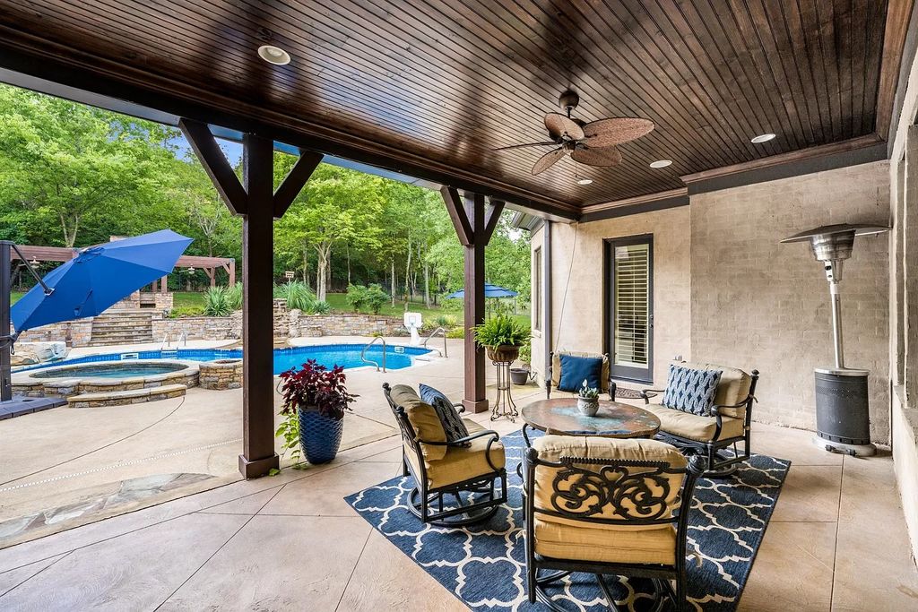 The Home in Franklin has the privacy, elegance, size and pure fun factor to make this the "Gem of Franklin", now available for sale. This home located at 2455 Durham Manor Dr, Franklin, Tennessee