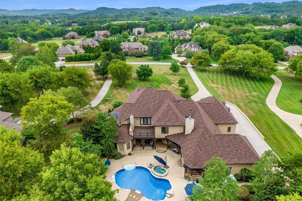 The Home in Franklin has the privacy, elegance, size and pure fun factor to make this the "Gem of Franklin", now available for sale. This home located at 2455 Durham Manor Dr, Franklin, Tennessee