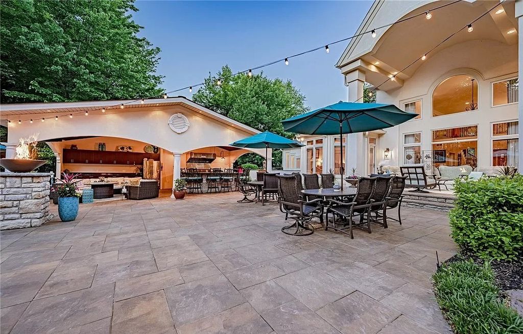 The Home in Solon offers elegant architectural details, exceptional craftsmanship, and resort-style entertaining areas, now available for sale. This home located at 36895 Halton Ct, Solon, Ohio