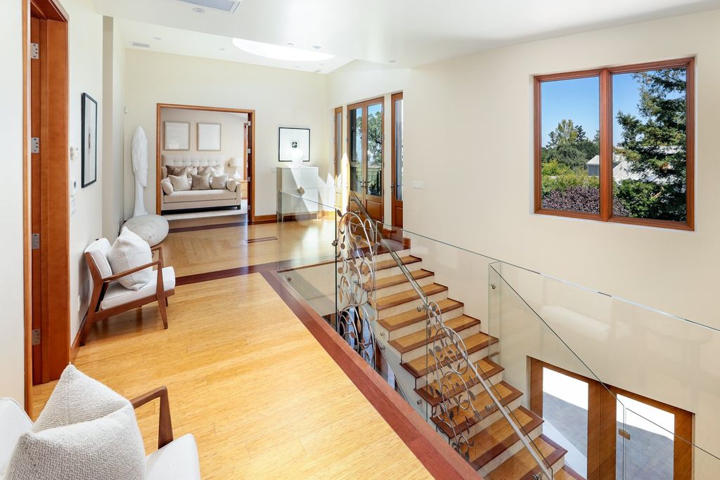 The Home in Los Altos Hills, an unparalleled estate was built with 5-star designer appointments inside and out and no straight angles to maximize California lifestyle is now available for sale. This house located at 12921 Tripoli Ct, Los Altos Hills, California