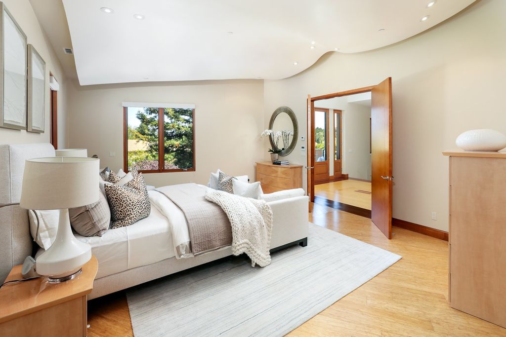 The Home in Los Altos Hills, an unparalleled estate was built with 5-star designer appointments inside and out and no straight angles to maximize California lifestyle is now available for sale. This house located at 12921 Tripoli Ct, Los Altos Hills, California