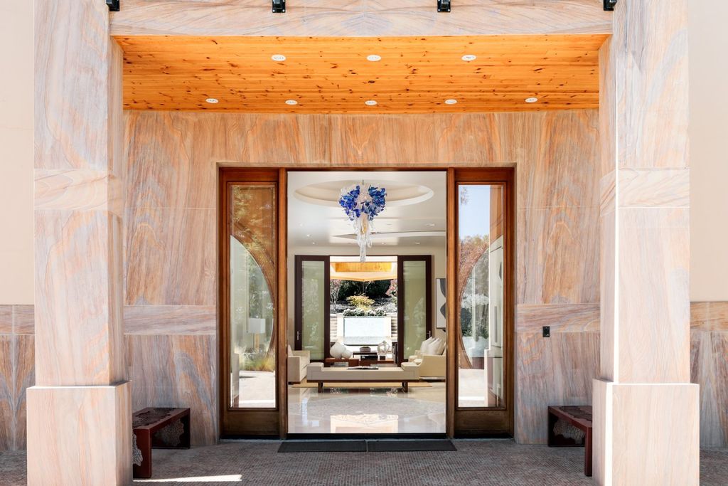 The Home in Los Altos Hills, an unparalleled estate was built with 5-star designer appointments inside and out and no straight angles to maximize California lifestyle is now available for sale. This house located at 12921 Tripoli Ct, Los Altos Hills, California