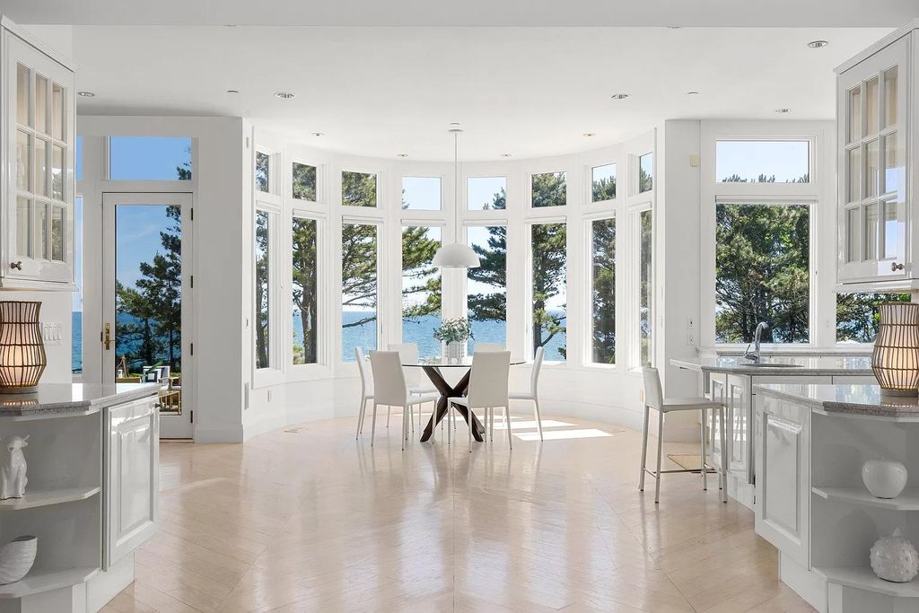 The Estate in Mashpee boasts every imaginable amenity for any occasion and total privacy with a breathtaking backdrop, now available for sale. This home located at 78 Triton Way, Mashpee, Massachusetts