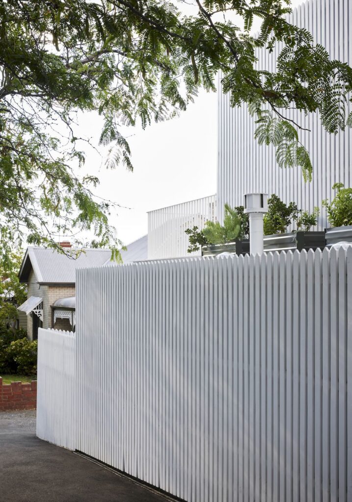 Picket House Northcote Home Clad In White Pickets by Austin Maynard 6