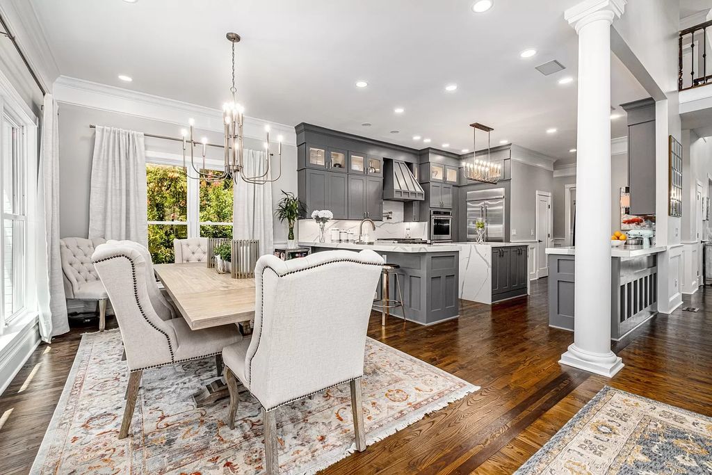 The Estate in Brentwood is a luxurious home fully fenced on 2.04 beautiful acres with a gated entry and fountain now available for sale. This home located at 305 Granny White Pike, Brentwood, Tennessee; offering 04 bedrooms and 06 bathrooms with 5,448 square feet of living spaces.