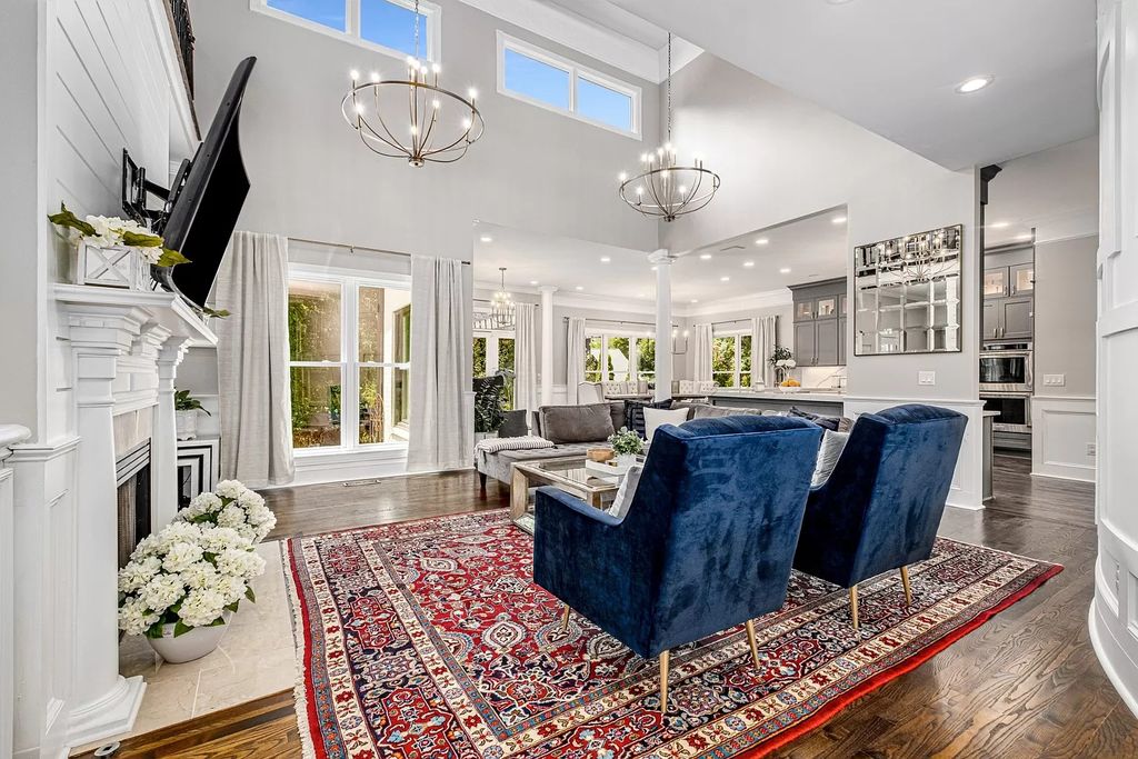 The Estate in Brentwood is a luxurious home fully fenced on 2.04 beautiful acres with a gated entry and fountain now available for sale. This home located at 305 Granny White Pike, Brentwood, Tennessee; offering 04 bedrooms and 06 bathrooms with 5,448 square feet of living spaces.