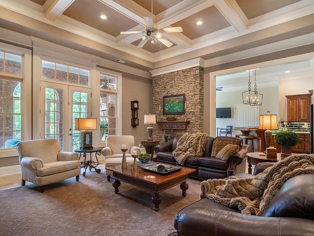 The Estate in Duluth is a luxurious home exuding artfully planned interior now available for sale. This home located at 2681 Lovejoy Cir, Duluth, Georgia; offering 06 bedrooms and 08 bathrooms with 10,886 square feet of living spaces.