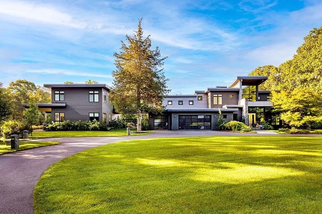 The Estate in Westwood is a luxurious home perfectly set at the end of a secluded acres now available for sale. This home located at 300 Summer St, Westwood, Massachusetts; offering 06 bedrooms and 09 bathrooms with 10,309 square feet of living spaces. 