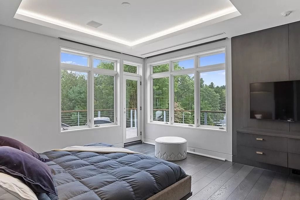 The Estate in Westwood is a luxurious home perfectly set at the end of a secluded acres now available for sale. This home located at 300 Summer St, Westwood, Massachusetts; offering 06 bedrooms and 09 bathrooms with 10,309 square feet of living spaces. 