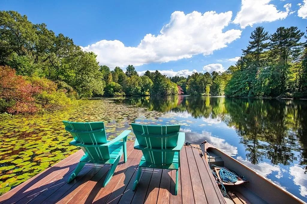 The Estate in Westwood is a luxurious home perfectly set at the end of a secluded acres now available for sale. This home located at 300 Summer St, Westwood, Massachusetts; offering 06 bedrooms and 09 bathrooms with 10,309 square feet of living spaces. 