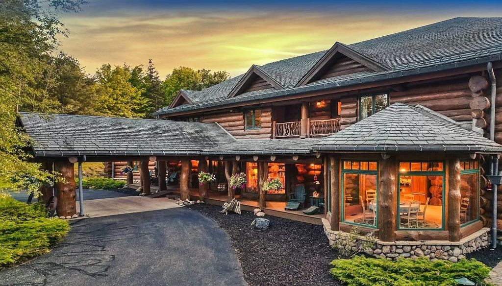The Estate in Watersmeet is a luxurious home commanding panoramic lake views from all points now available for sale. This home located at 19210 Mamie Lake Rd W, Watersmeet, Michigan; offering 07 bedrooms and 07 bathrooms with 10,004 square feet of living spaces.