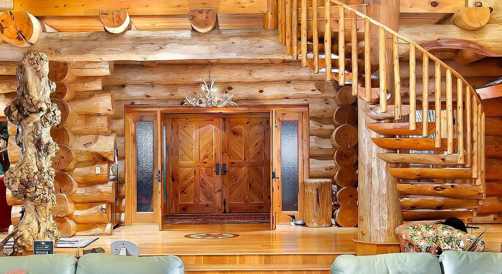 The Estate in Watersmeet is a luxurious home commanding panoramic lake views from all points now available for sale. This home located at 19210 Mamie Lake Rd W, Watersmeet, Michigan; offering 07 bedrooms and 07 bathrooms with 10,004 square feet of living spaces. 